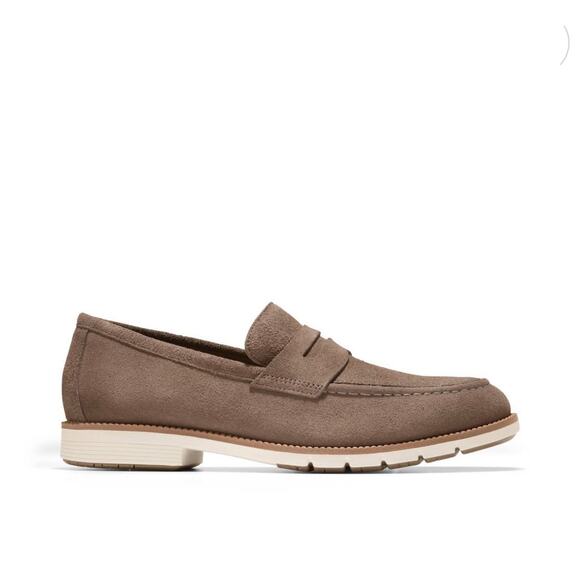 Cole Haan FlexGrand+ Men Penny Loafer Sz 11.5M Brown Suede Slip-On Cushioned New main image 6